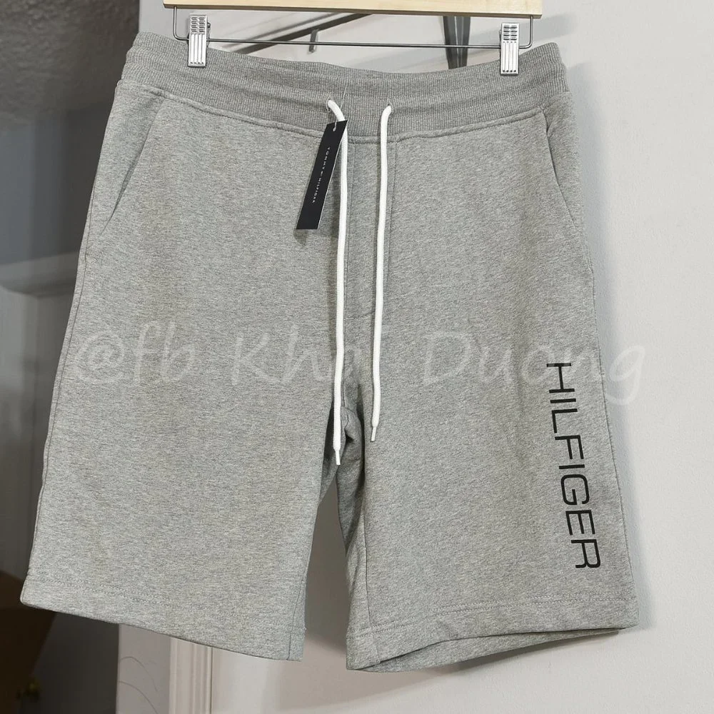 Tommy Hilfiger Fleece Men Veritcal short  M‎ L XL XXL BLACK NAVY GRAY